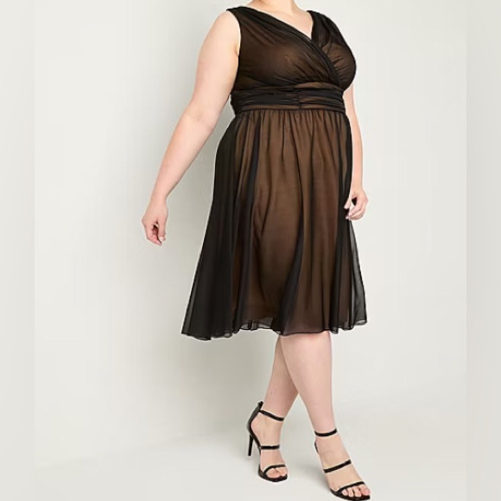 Connected Apparel Elegant Black One Shoulder Dress